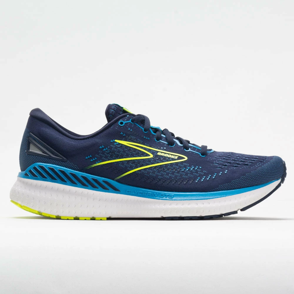 Running Shoes Brooks Glycerin GTS 19 Men's Navy/Blue/Nightlife 3 Running Shoes Brooks Glycerin GTS 19 Men's Navy/Blue/Nightlife