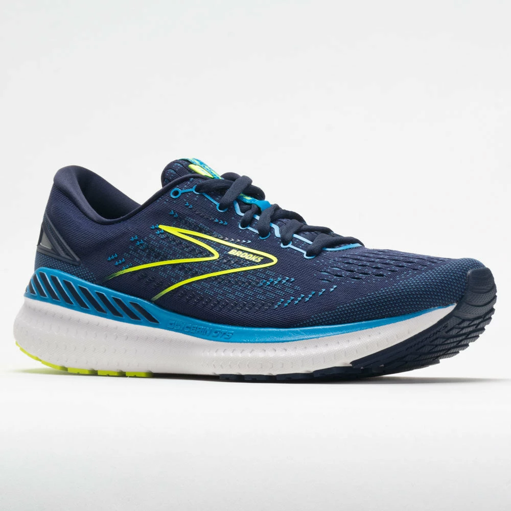 Running Shoes Brooks Glycerin GTS 19 Men's Navy/Blue/Nightlife 7 Running Shoes Brooks Glycerin GTS 19 Men's Navy/Blue/Nightlife