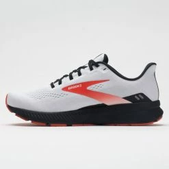 Brooks Launch 8 Men's White/Black/Red Clay