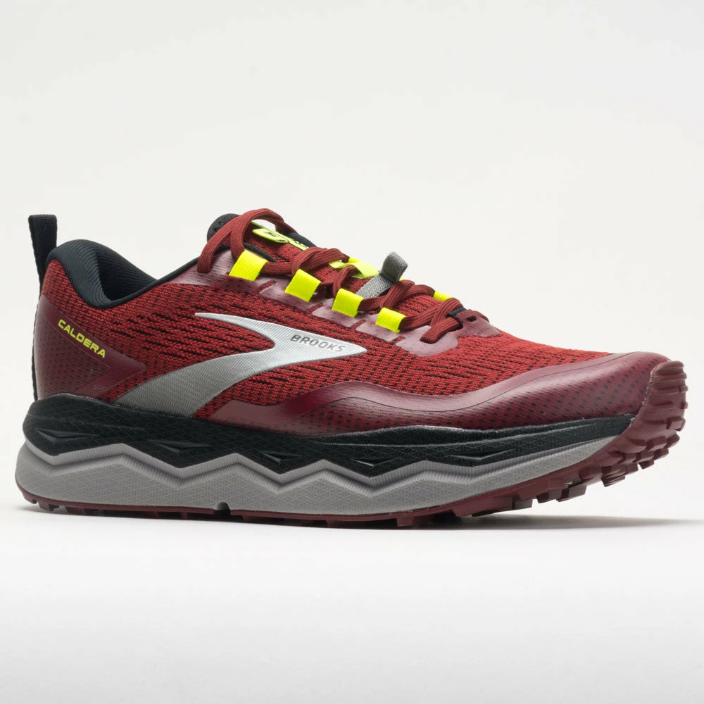 Brooks Caldera 5 Men's Red/Black/Nightlife Trail Running Shoes 7 Brooks Caldera 5 Men's Red/Black/Nightlife Trail Running Shoes