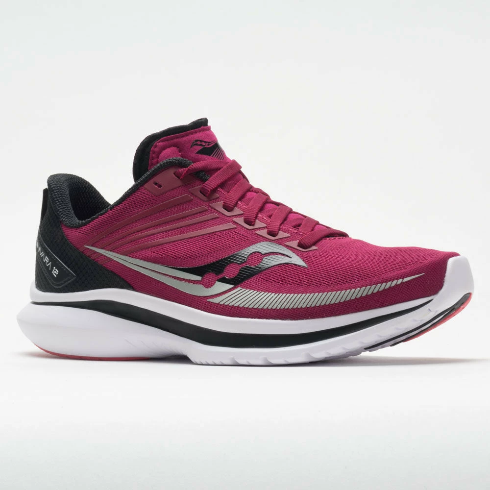 Saucony Kinvara 12 Women's Cherry/Storm Running Shoes 7 Saucony Kinvara 12 Women's Cherry/Storm Running Shoes