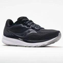 Saucony Ride 14 Women's Charcoal/Black Running Shoes 12 Saucony Ride 14 Women's Charcoal/Black Running Shoes