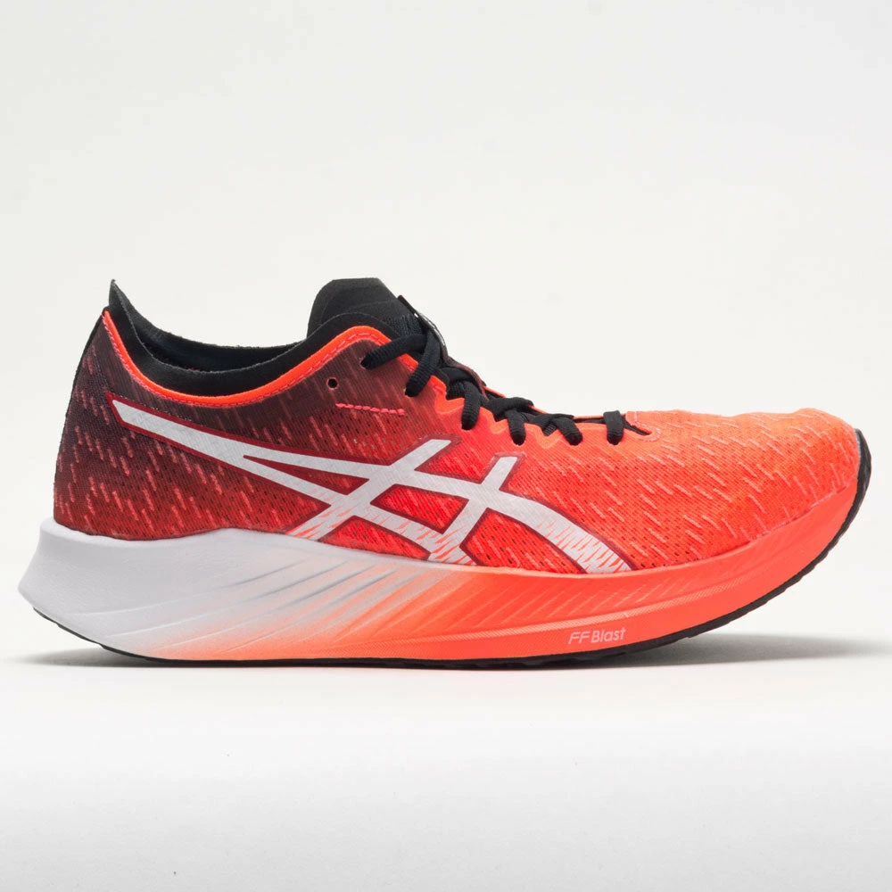 Running Shoes ASICS Magic Speed Men's Sunrise Red/White 3 Running Shoes ASICS Magic Speed Men's Sunrise Red/White