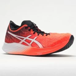 Running Shoes ASICS Magic Speed Men's Sunrise Red/White 12 Running Shoes ASICS Magic Speed Men's Sunrise Red/White