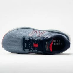 New Balance Fresh Foam More V3 Men's Ocean Gray/Velocity Red/Eclipse Running Shoes 10 New Balance Fresh Foam More V3 Men's Ocean Gray/Velocity Red/Eclipse Running Shoes