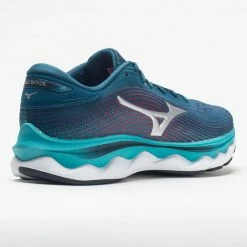 Mizuno Wave Sky 5 Waveknit Women's Legion Blue/Silver Running Shoes