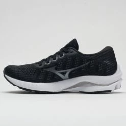 Running Shoes Mizuno Wave Rider 25 Waveknit Women's Black/Onyx 9 Running Shoes Mizuno Wave Rider 25 Waveknit Women's Black/Onyx