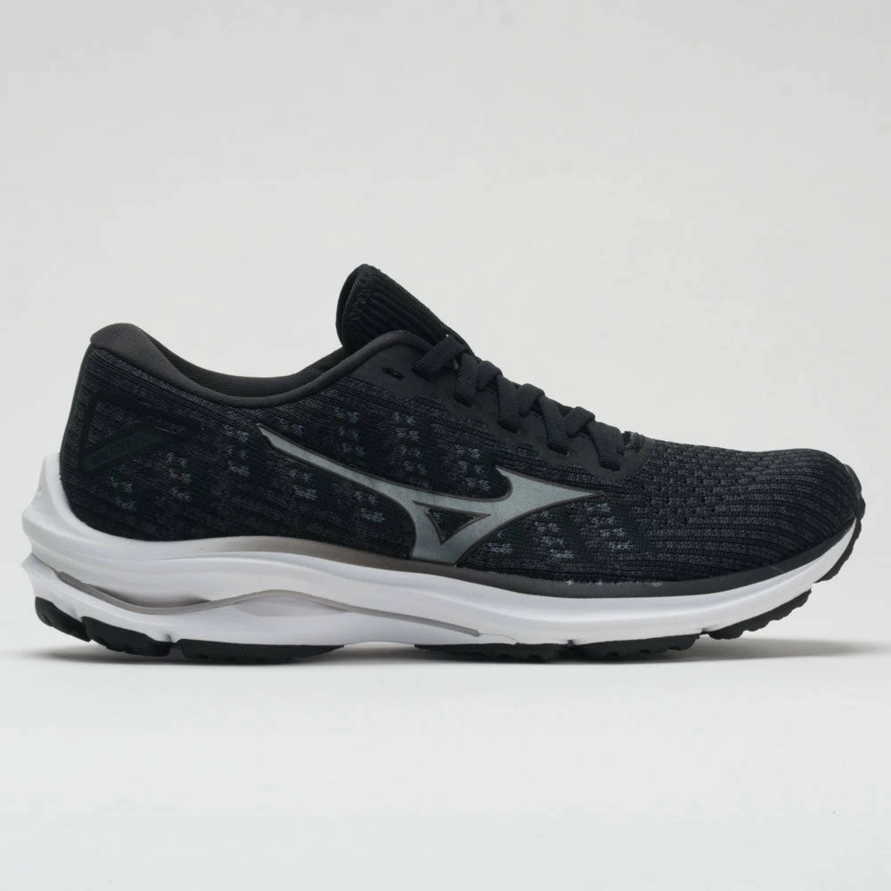 Running Shoes Mizuno Wave Rider 25 Waveknit Women's Black/Onyx 3 Running Shoes Mizuno Wave Rider 25 Waveknit Women's Black/Onyx