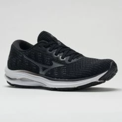 Running Shoes Mizuno Wave Rider 25 Waveknit Women's Black/Onyx 12 Running Shoes Mizuno Wave Rider 25 Waveknit Women's Black/Onyx