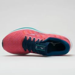 Mizuno Wave Rider 25 Waveknit Women's Cayenne/Phlox Pink 10 Mizuno Wave Rider 25 Waveknit Women's Cayenne/Phlox Pink