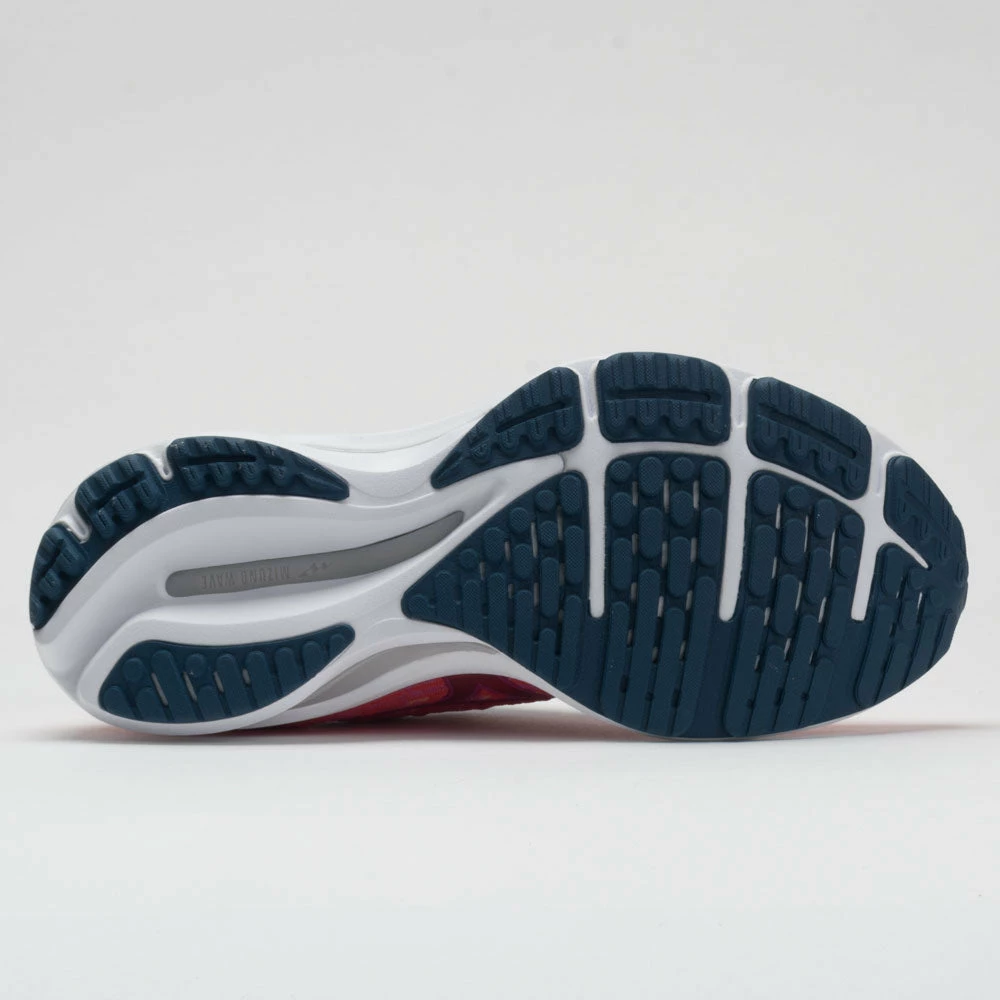 Mizuno Wave Rider 25 Waveknit Women's Cayenne/Phlox Pink 6 Mizuno Wave Rider 25 Waveknit Women's Cayenne/Phlox Pink