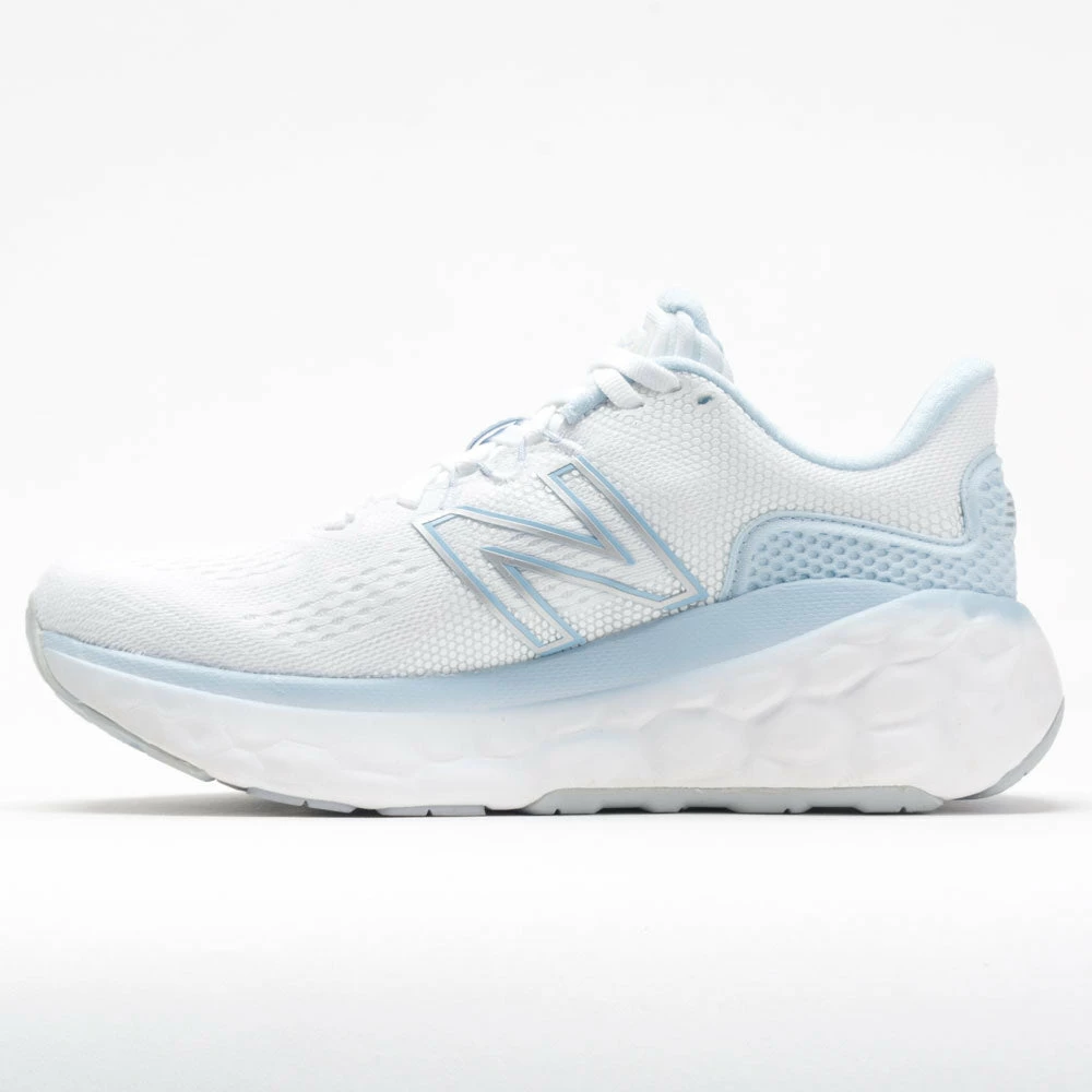 New Balance Fresh Foam More V3 Women's White/UV Glo/Ghost Pepper Running Shoes 4 New Balance Fresh Foam More V3 Women's White/UV Glo/Ghost Pepper Running Shoes