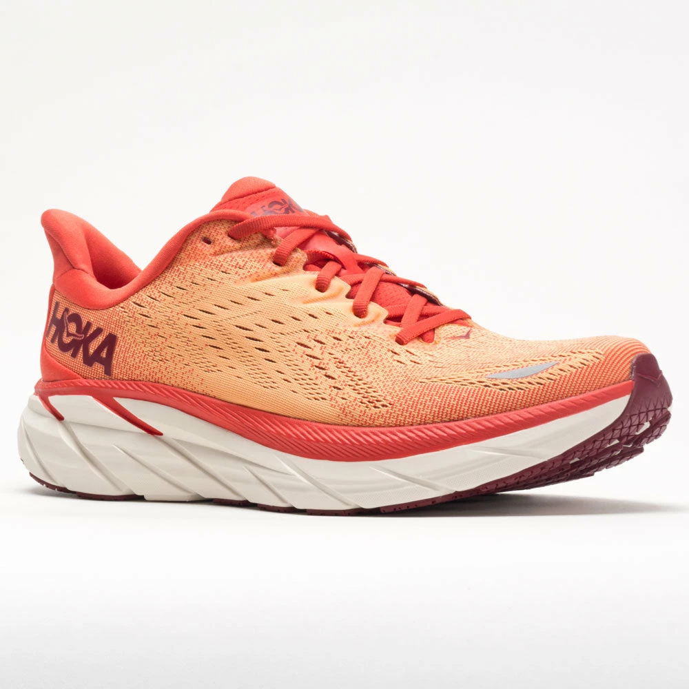Hoka One One Clifton 8 Men's Fiesta/Blazing Orange Running Shoes 7 Hoka One One Clifton 8 Men's Fiesta/Blazing Orange Running Shoes
