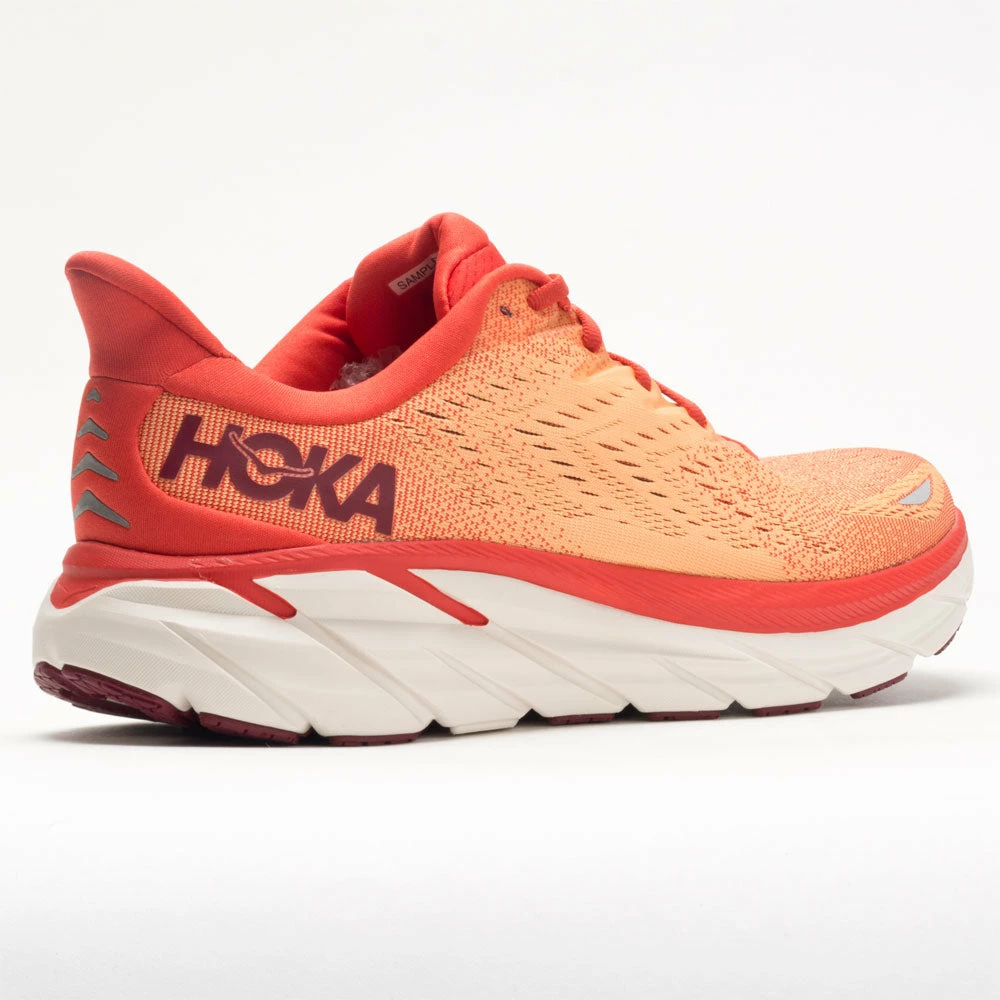 Hoka One One Clifton 8 Men's Fiesta/Blazing Orange Running Shoes 8 Hoka One One Clifton 8 Men's Fiesta/Blazing Orange Running Shoes