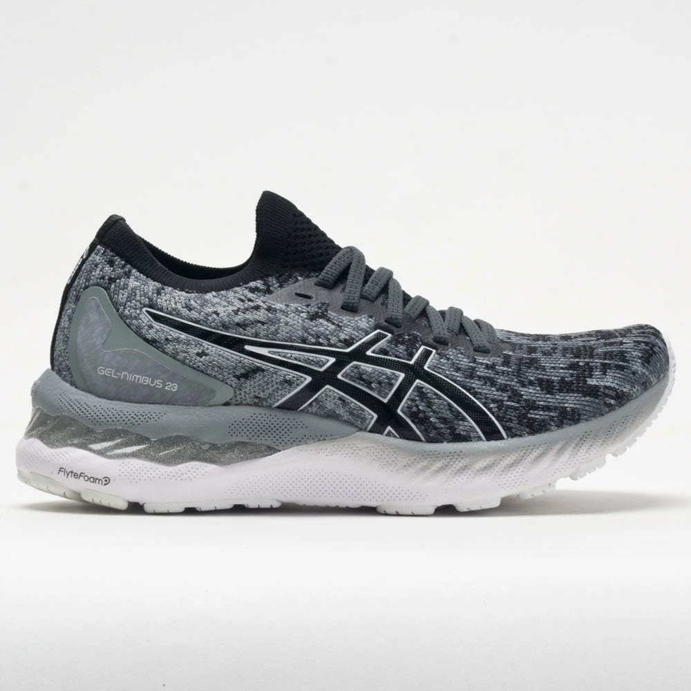 ASICS GEL-Nimbus 23 Knit Women's Sheet Rock/Black Running Shoes 3 ASICS GEL-Nimbus 23 Knit Women's Sheet Rock/Black Running Shoes