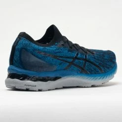 Running Shoes ASICS GEL-Nimbus 23 Knit Men's Reborn Blue/Black 13 Running Shoes ASICS GEL-Nimbus 23 Knit Men's Reborn Blue/Black