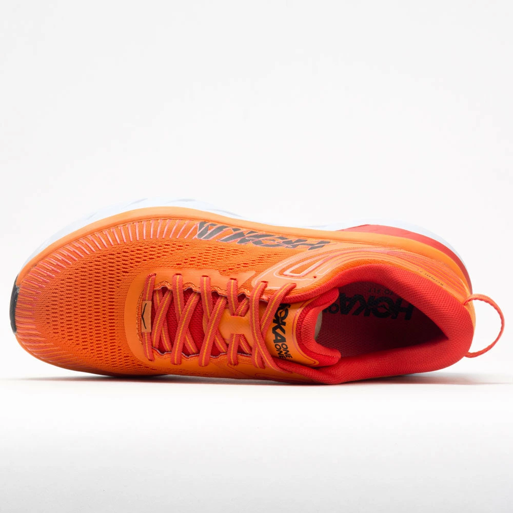 Hoka One One Bondi 7 Men's Persimmon Orange/Fiesta Running Shoes 5 Hoka One One Bondi 7 Men's Persimmon Orange/Fiesta Running Shoes