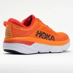 Hoka One One Bondi 7 Men's Persimmon Orange/Fiesta Running Shoes 13 Hoka One One Bondi 7 Men's Persimmon Orange/Fiesta Running Shoes