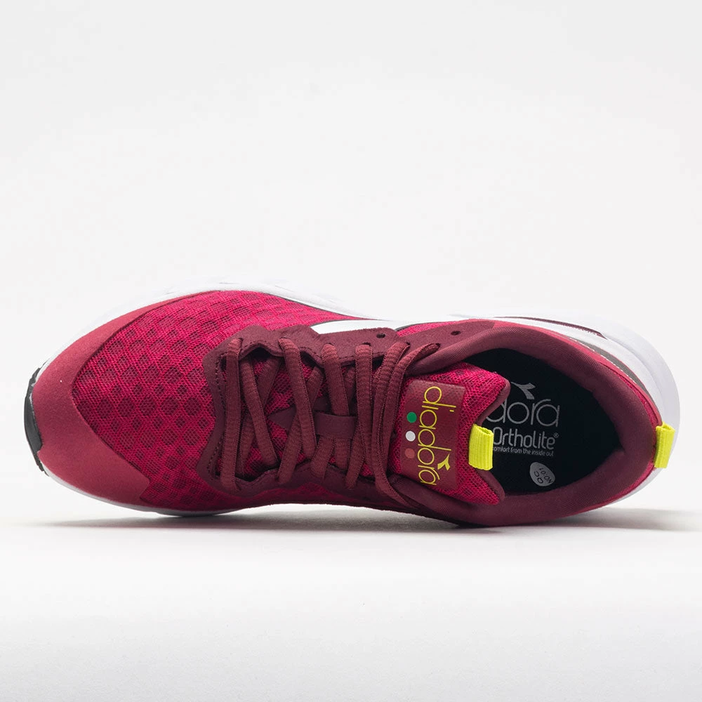 Diadora Mythos Blushield Volo Women's Jazzy/White/Silver 5 Diadora Mythos Blushield Volo Women's Jazzy/White/Silver