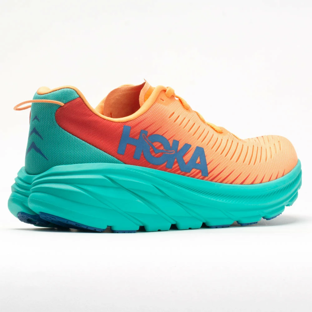 Hoka One One Rincon 3 Men's Blazing Orange/Fiesta Running Shoes 8 Hoka One One Rincon 3 Men's Blazing Orange/Fiesta Running Shoes