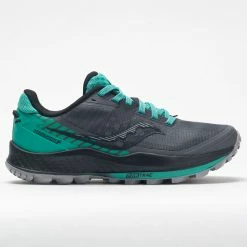 Saucony Peregrine 11 Women's Shadow/Jade Trail Running Shoes