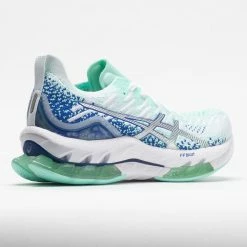 ASICS GEL-Kinsei Blast Women's White/Pure Silver Running Shoes 13 ASICS GEL-Kinsei Blast Women's White/Pure Silver Running Shoes