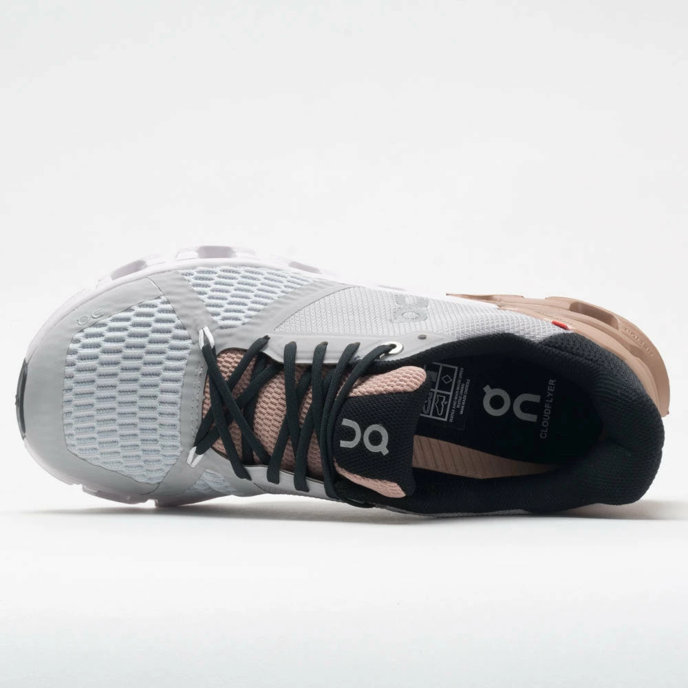 On Running On Cloudflyer Women's Glacier/Rosebrown 5 On Running On Cloudflyer Women's Glacier/Rosebrown