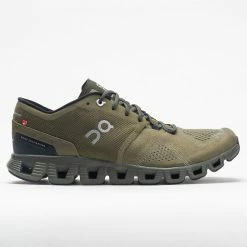 On Running On Cloud X Men's Olive/Fir Running Shoes