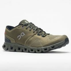On Running On Cloud X Men's Olive/Fir Running Shoes