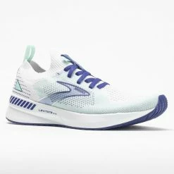 Brooks Levitate Stealthfit GTS 5 Women's White/Navy/Yucca Running Shoes 12 Brooks Levitate Stealthfit GTS 5 Women's White/Navy/Yucca Running Shoes
