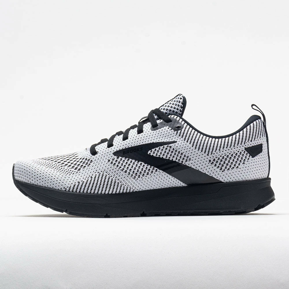 Brooks Revel 5 Men's White/Black Running Shoes 4 Brooks Revel 5 Men's White/Black Running Shoes