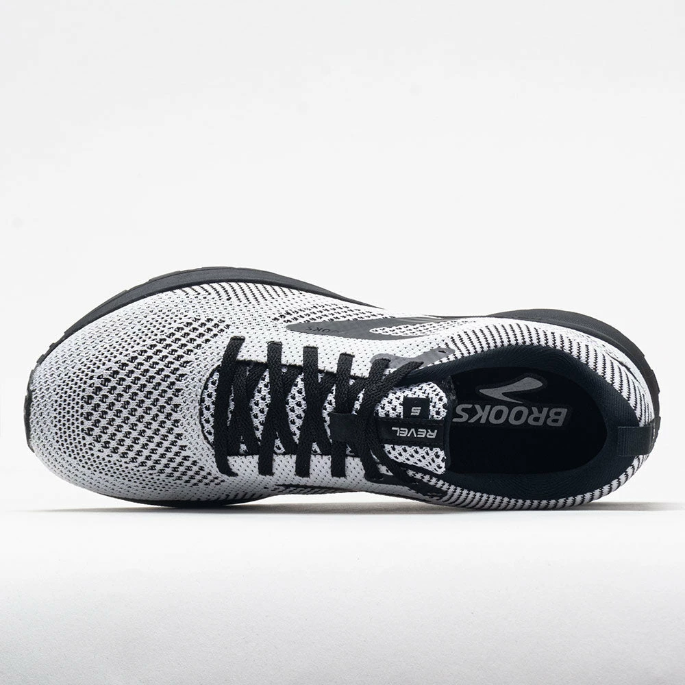 Brooks Revel 5 Men's White/Black Running Shoes 5 Brooks Revel 5 Men's White/Black Running Shoes