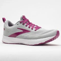 Brooks Revel 5 Women's Gray/White/Baton Rouge 12 Brooks Revel 5 Women's Gray/White/Baton Rouge