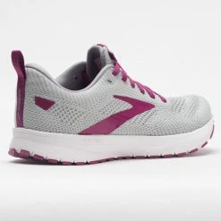 Brooks Revel 5 Women's Gray/White/Baton Rouge 13 Brooks Revel 5 Women's Gray/White/Baton Rouge