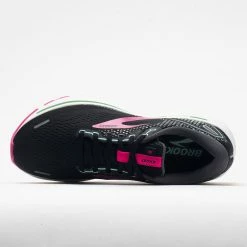 Brooks Ghost 14 Women's Black/Pink/Yucca Running Shoes 10 Brooks Ghost 14 Women's Black/Pink/Yucca Running Shoes