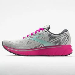 Running Shoes Brooks Ghost 14 Women's Oyster/Yucca/Pink 9 Running Shoes Brooks Ghost 14 Women's Oyster/Yucca/Pink