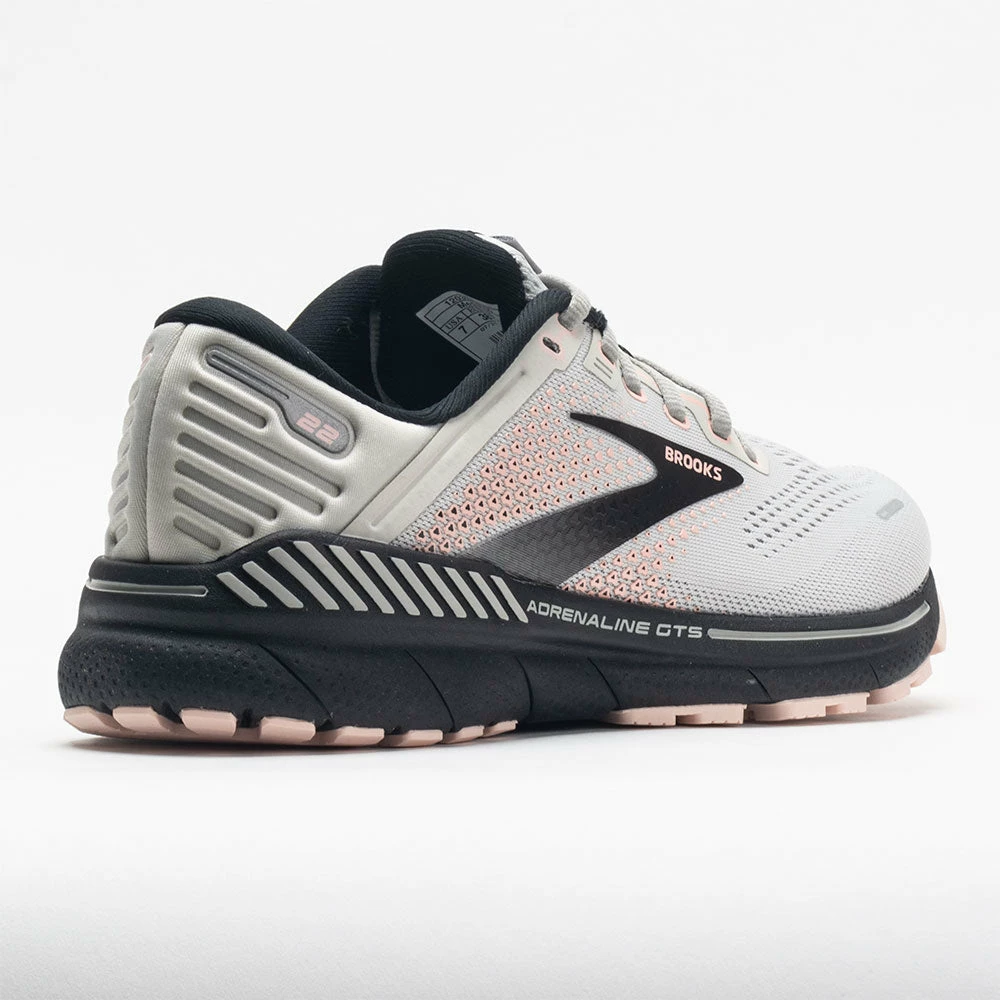 Running Shoes Brooks Adrenaline GTS 22 Women's Gray/Rose/Black 8 Running Shoes Brooks Adrenaline GTS 22 Women's Gray/Rose/Black