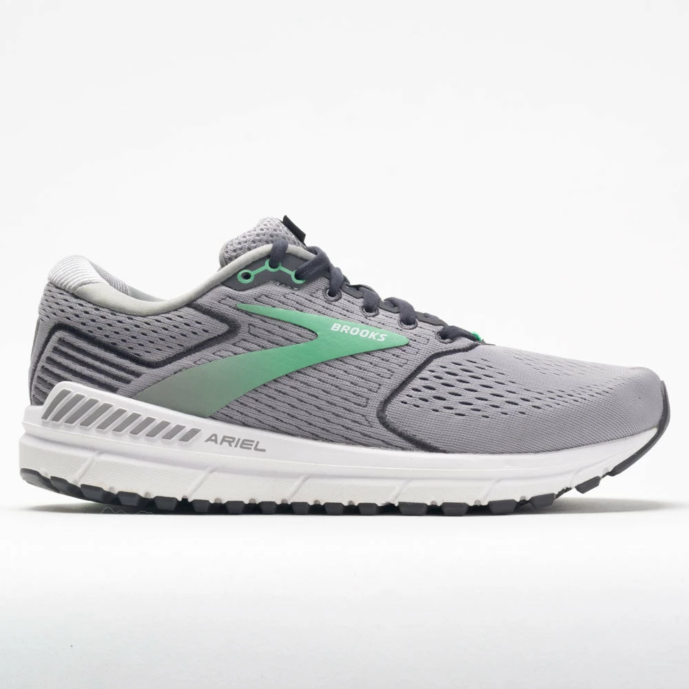Brooks Ariel 2020 Women's Alloy/Blackened Pearl/Green 3 Brooks Ariel 2020 Women's Alloy/Blackened Pearl/Green