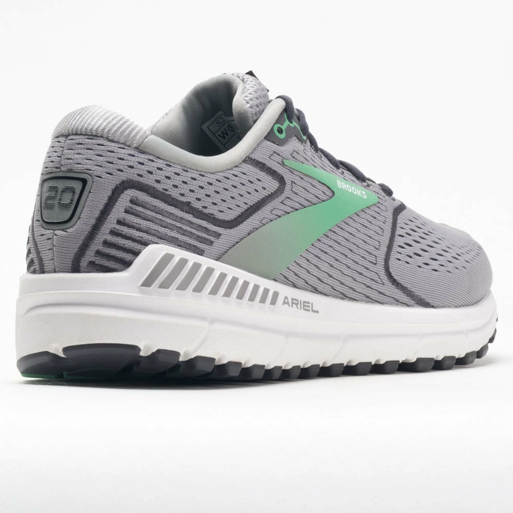 Brooks Ariel 2020 Women's Alloy/Blackened Pearl/Green 8 Brooks Ariel 2020 Women's Alloy/Blackened Pearl/Green