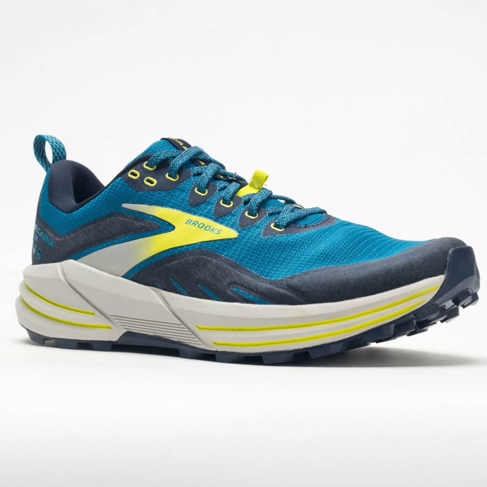 Brooks Cascadia 16 Men's Mykonos Blue/Peacoat/Lime 7 Brooks Cascadia 16 Men's Mykonos Blue/Peacoat/Lime