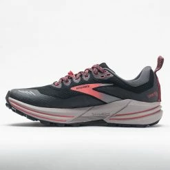 Trail Running Shoes Brooks Cascadia 16 GTX Women's Black/Blackened Pearl/Coral 9 Trail Running Shoes Brooks Cascadia 16 GTX Women's Black/Blackened Pearl/Coral