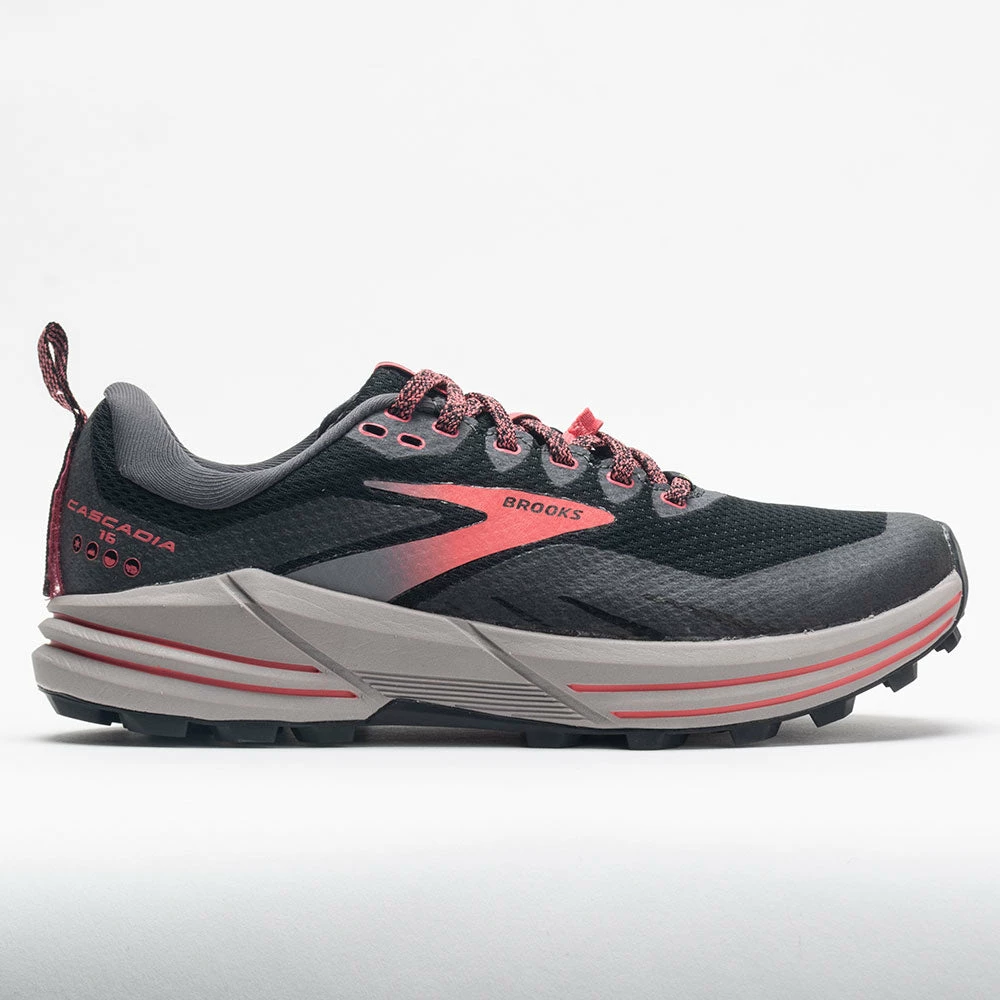 Trail Running Shoes Brooks Cascadia 16 GTX Women's Black/Blackened Pearl/Coral 3 Trail Running Shoes Brooks Cascadia 16 GTX Women's Black/Blackened Pearl/Coral