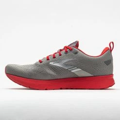 Running Shoes Brooks Revel 5 Men's Breakthrough Collection Grey/Red