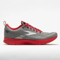 Running Shoes Brooks Revel 5 Men's Breakthrough Collection Grey/Red