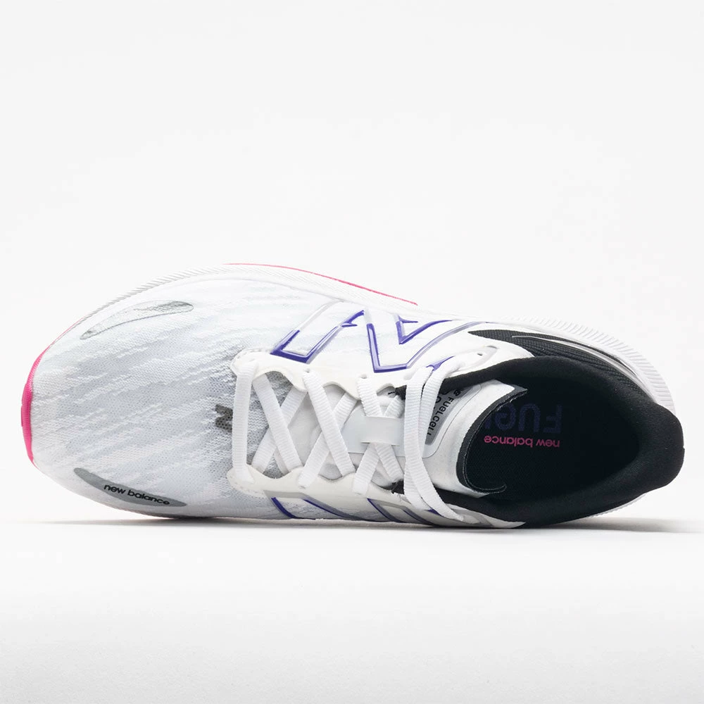 New Balance FuelCell Propel V3 Women's White/Pink Glo/Deep Violet Running Shoes 5 New Balance FuelCell Propel V3 Women's White/Pink Glo/Deep Violet Running Shoes