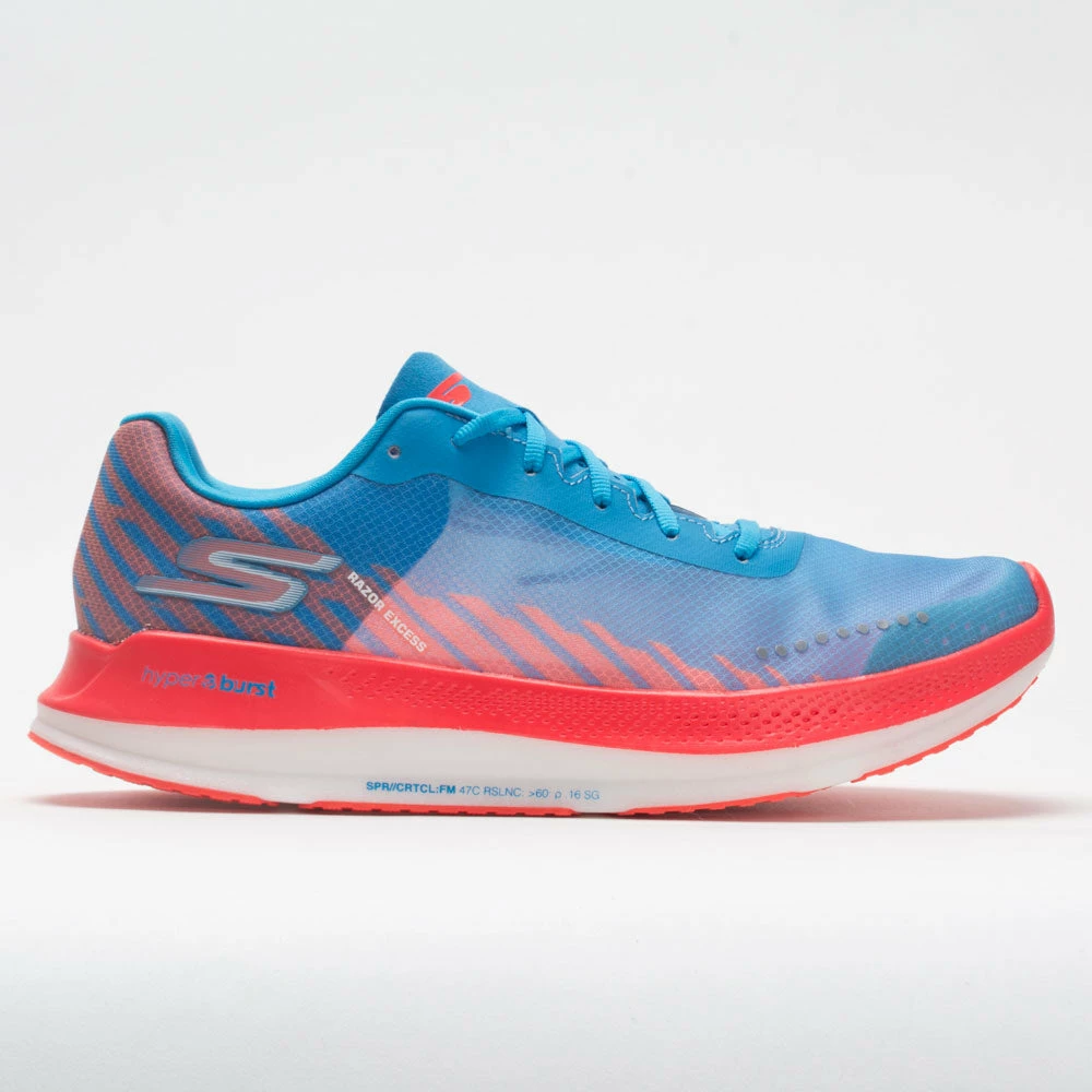 Skechers Performance Running Shoes Skechers GOrun Razor Excess Men's Blue/Coral 3 Skechers Performance Running Shoes Skechers GOrun Razor Excess Men's Blue/Coral