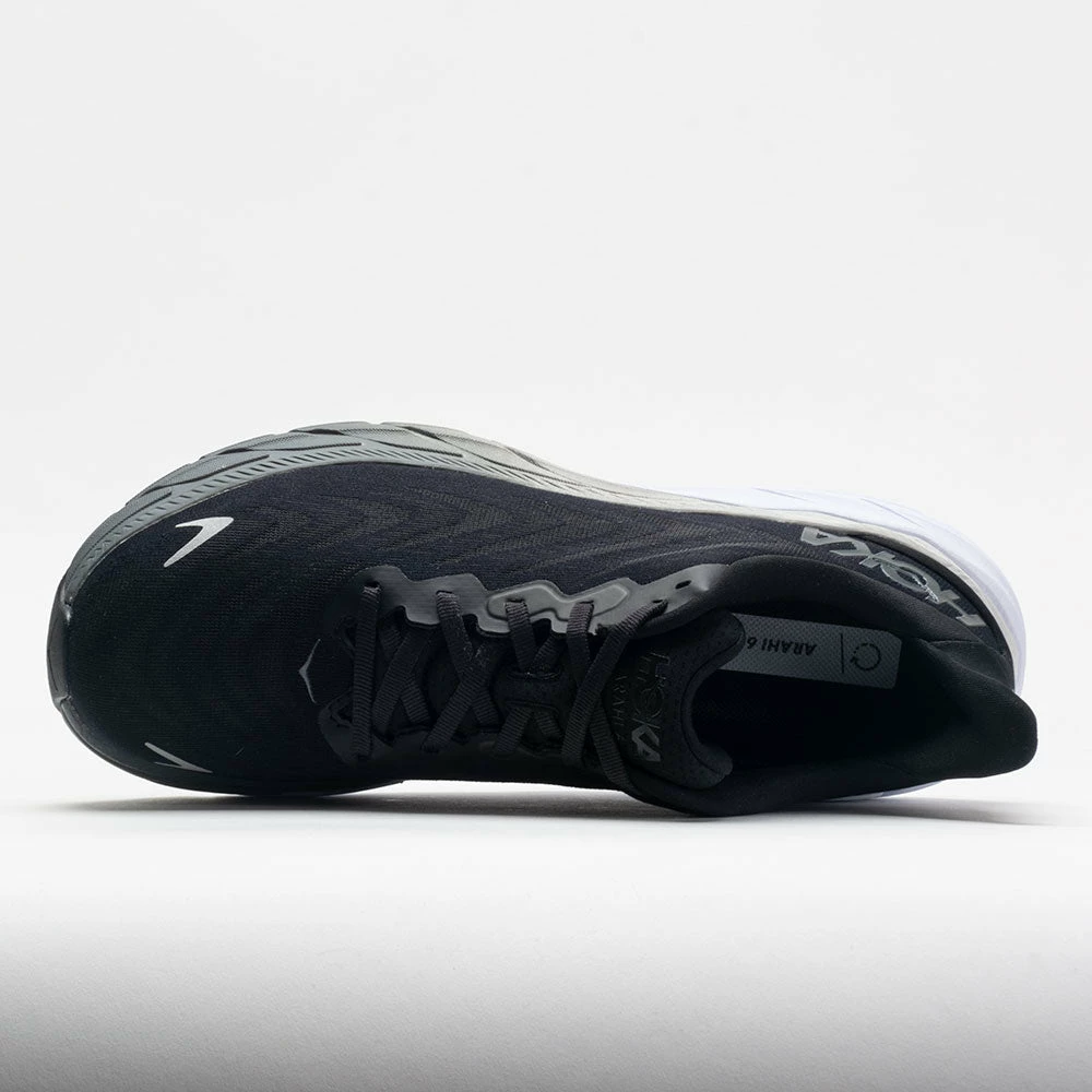 HOKA Arahi 6 Men's Black/White 5 HOKA Arahi 6 Men's Black/White