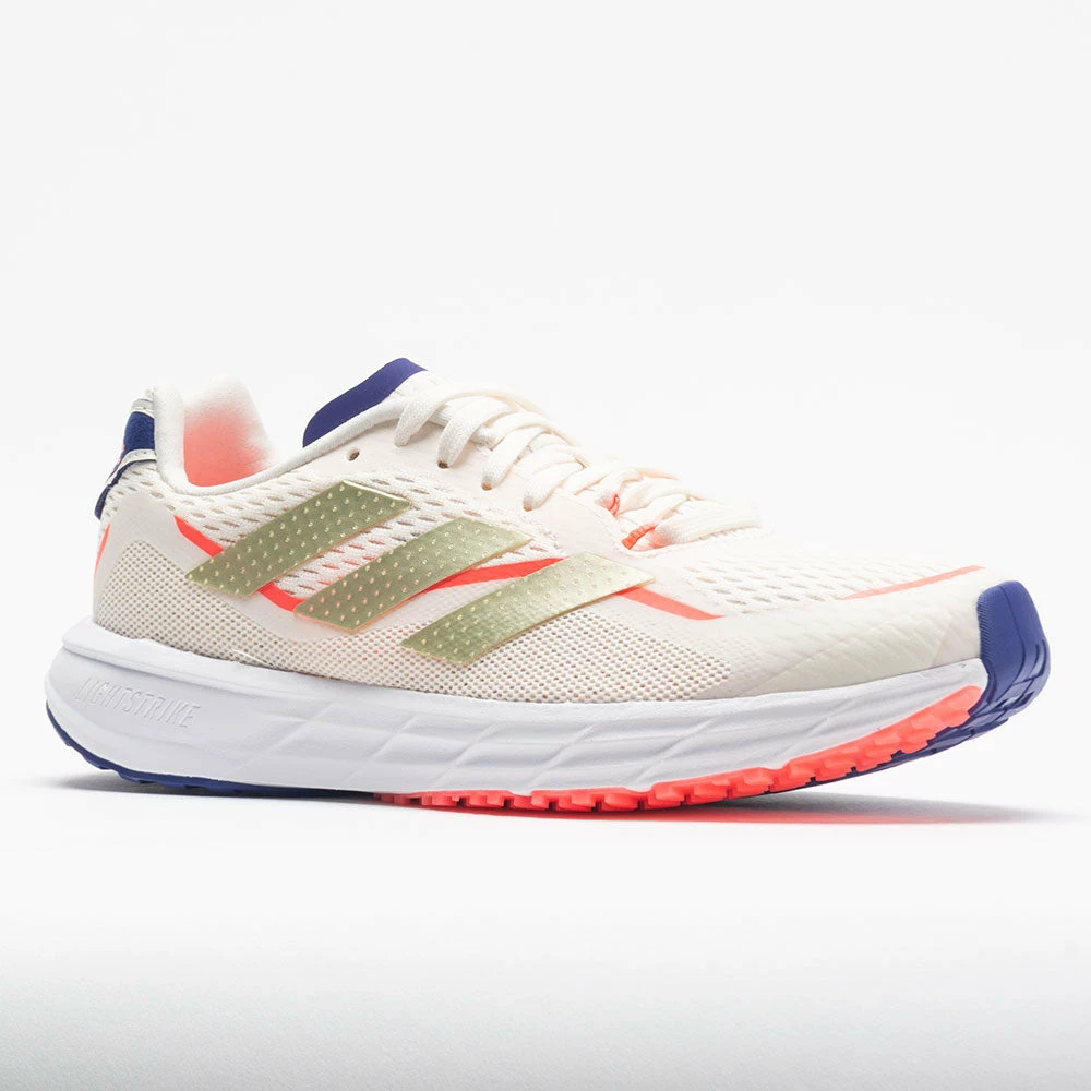 Adidas SL20.3 Women's Chalk White/Sandy Beige/Turbo Running Shoes 7 Adidas SL20.3 Women's Chalk White/Sandy Beige/Turbo Running Shoes