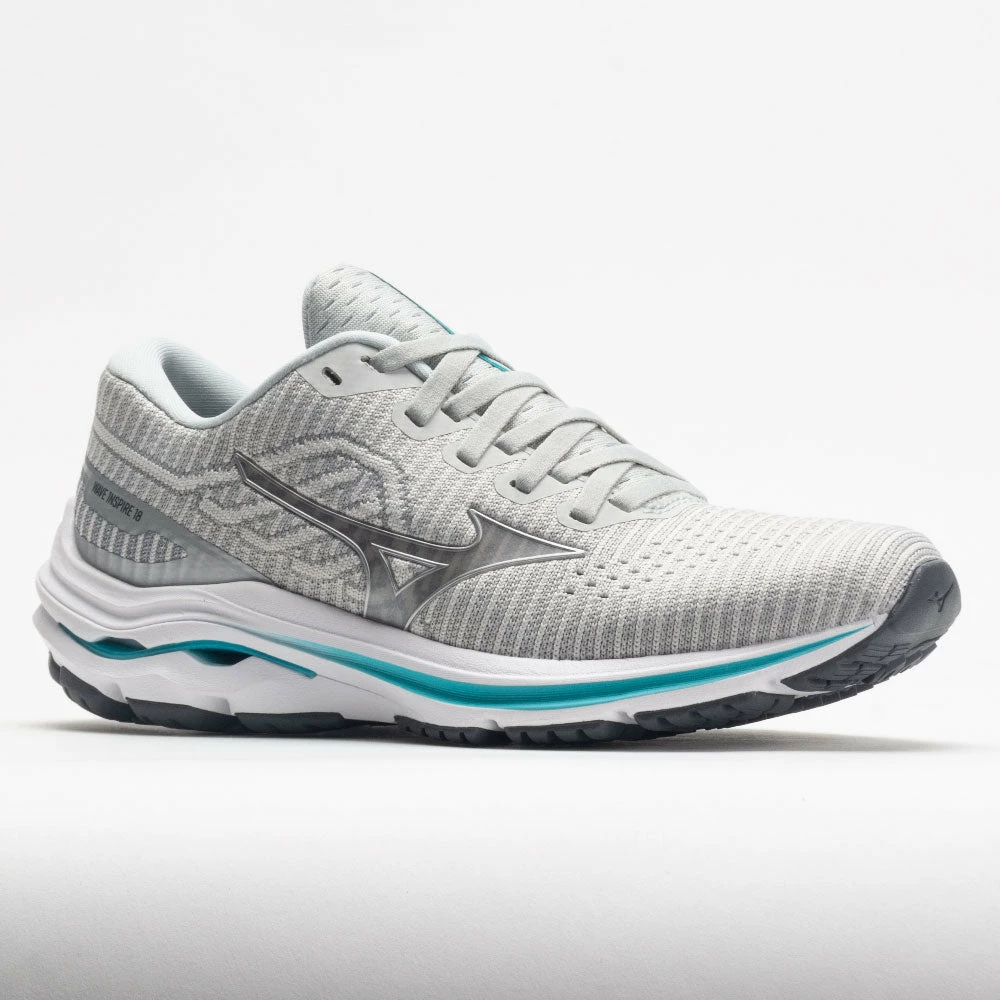 Mizuno Wave Inspire 18 Waveknit Women's Oyster Mushroom Running Shoes 7 Mizuno Wave Inspire 18 Waveknit Women's Oyster Mushroom Running Shoes