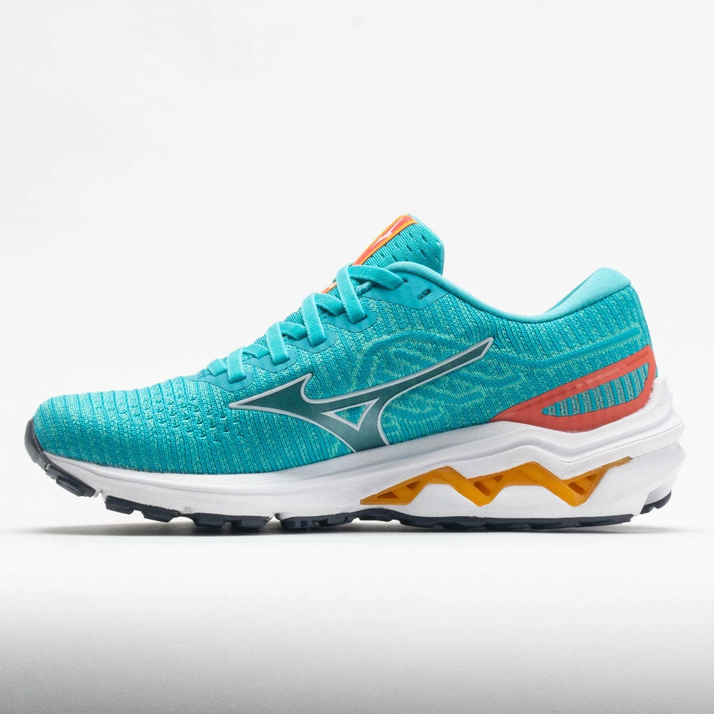 Running Shoes Mizuno Wave Inspire 18 Waveknit Women's Turquoise 4 Running Shoes Mizuno Wave Inspire 18 Waveknit Women's Turquoise